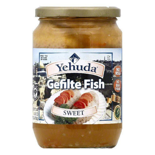 Yehuda Sweet Gefilte Fish, 24 OZ (Pack of 12)