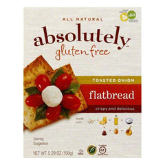 Absolutely Gluten Free Toasted Onion Crackers, 5.29 OZ (Pack of 12)