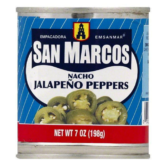 San Marcos Nacho Japapeno Peppers, 7 OZ (Pack of 12)