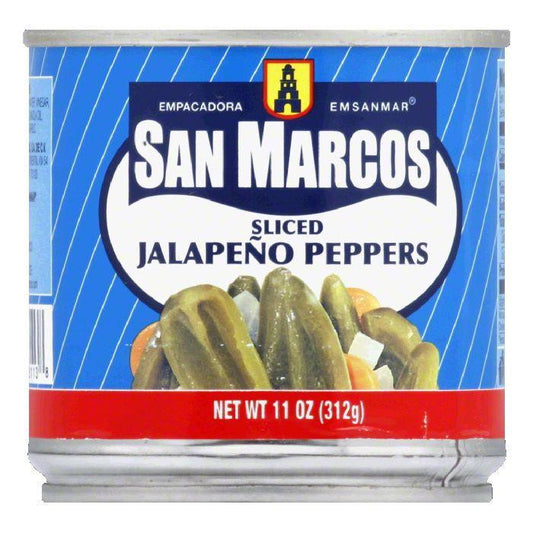 San Marcos Sliced Jalapeno Tin, 11 OZ (Pack of 12)