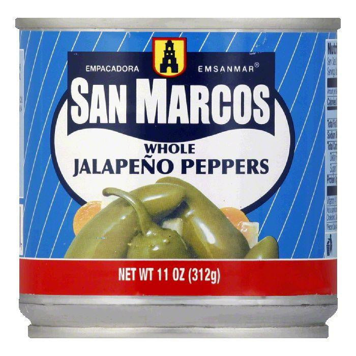 San Marcos Whole Jalapeno Tin, 11 OZ (Pack of 12)