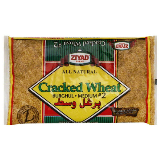 Ziyad Cracked Wheat Burghul Medium No. 2, 16 Oz (Pack of 12)
