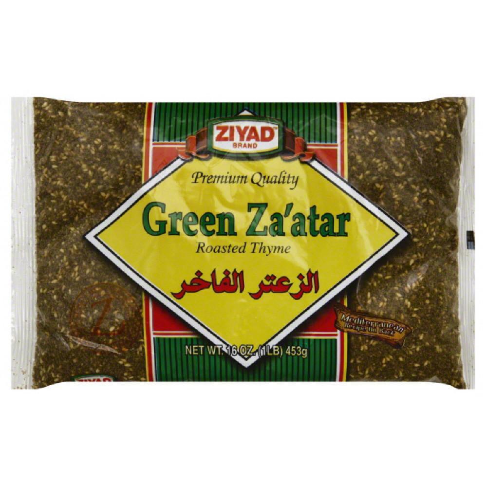 Ziyad Roasted Thyme Green Za'atar, 16 Oz (Pack of 6)