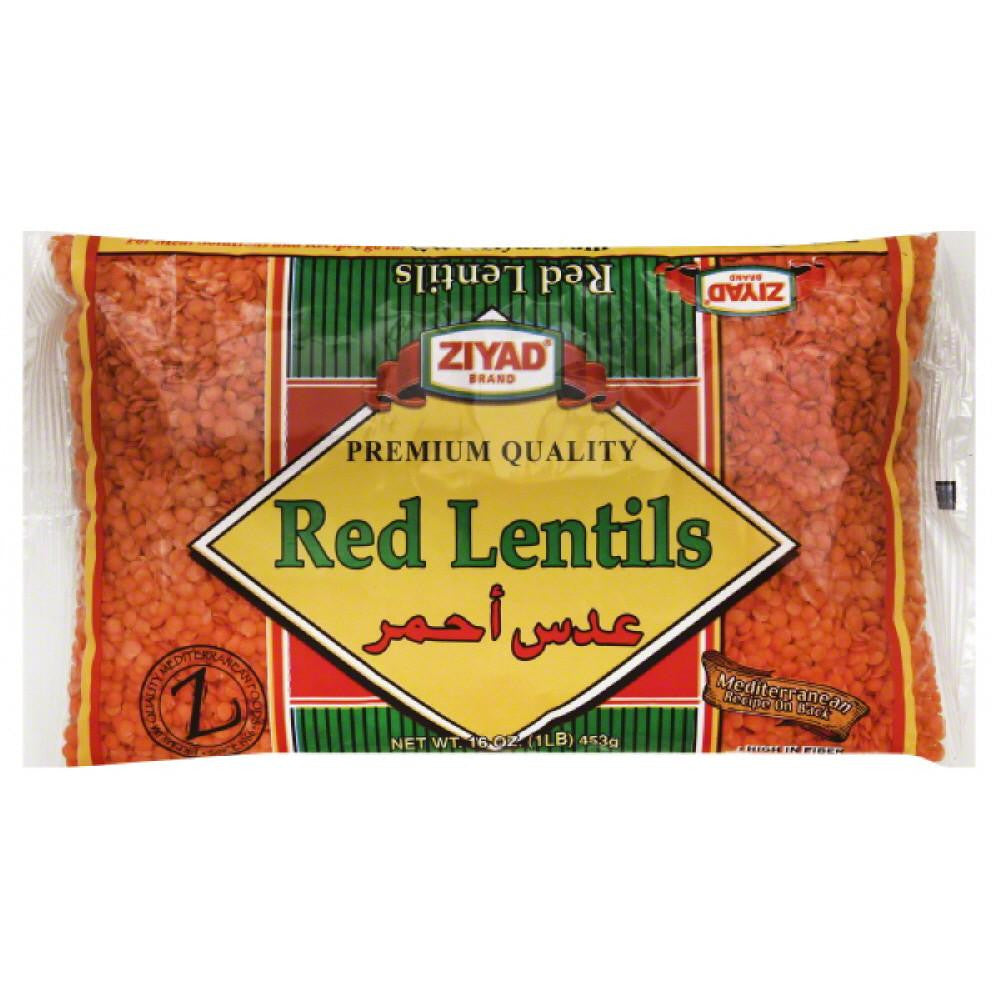 Ziyad Red Lentils, 16 Oz (Pack of 6)