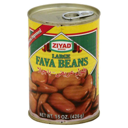 Ziyad Large Fava Beans, 15 Oz (Pack of 6)