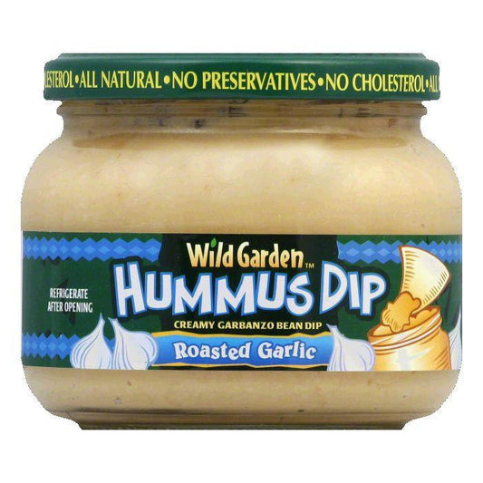Wild Garden Roasted Garlic Hummus Dip, 13.4 OZ (Pack of 6)
