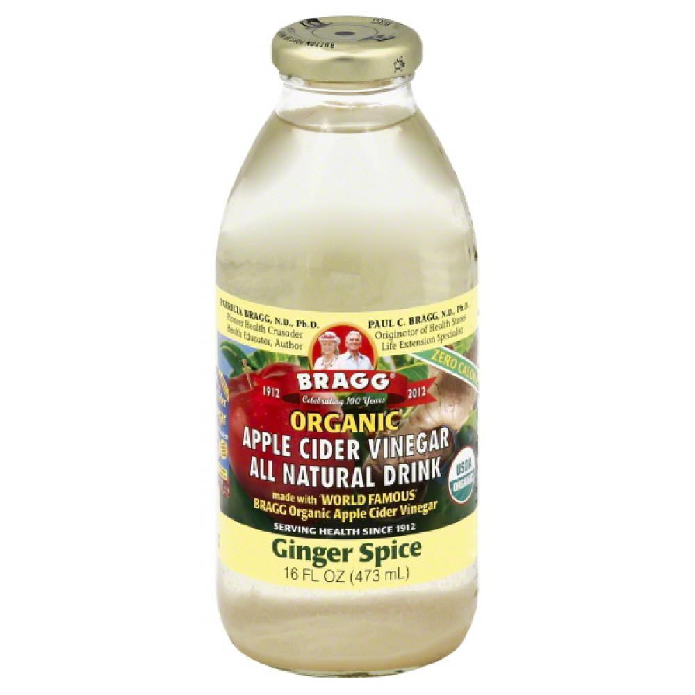 Bragg Ginger Spice Organic Apple Cider Vinegar Drink, 16 Oz (Pack of 12)