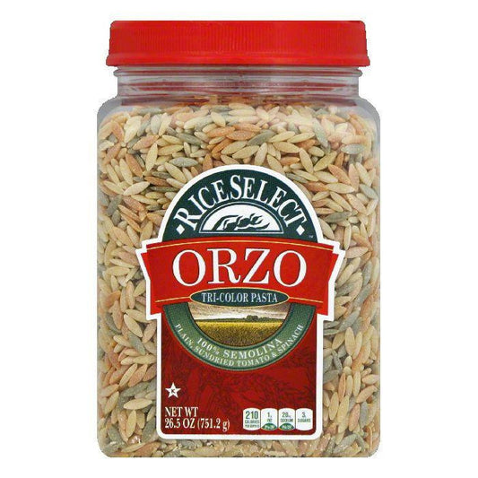 Rice Select Orzo Tri-Color, 26.5 OZ (Pack of 4)