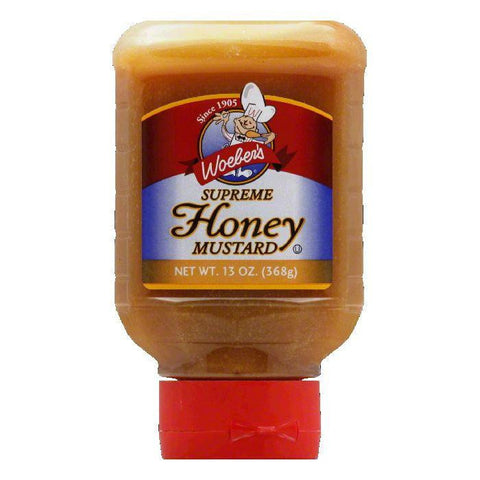 Woeber Supreme Honey Mustard, 13 OZ (Pack of 6)