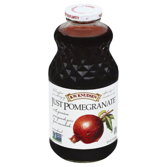 RW Knudsen Just Pomegranate Unsweetened 100% Juice, 32 Fo (Pack of 6)