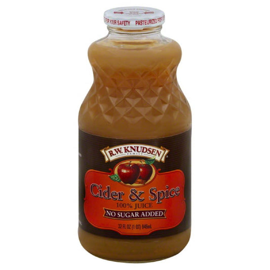 RW Knudsen Cider & Spice 100% Juice, 32 Fo (Pack of 6)
