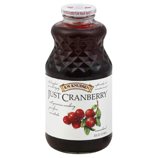 RW Knudsen Just Cranberry Juice, 32 Fo (Pack of 6)
