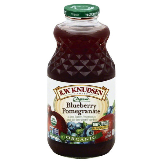 RW Knudsen Blueberry Pomegranate Organic 100% Juice, 32 Fo (Pack of 6)
