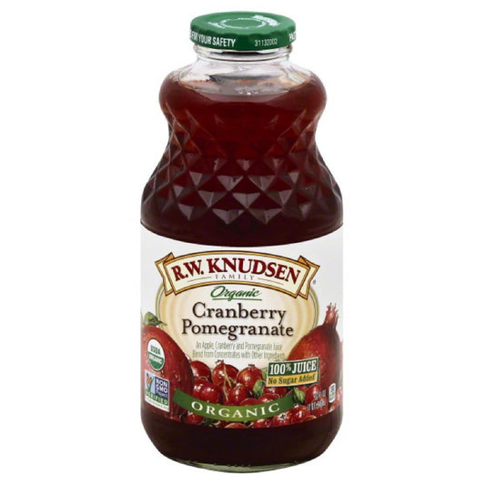 RW Knudsen Cranberry Pomegranate Organic 100% Juice, 32 Fo (Pack of 6)