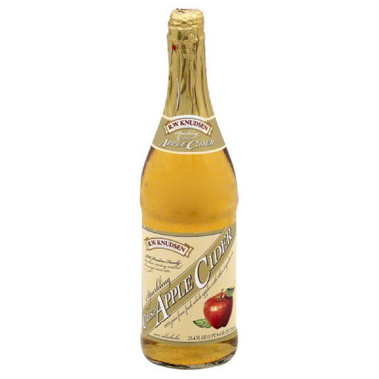 RW Knudsen Sparkling Crisp Apple Cider, 25.4 Fo (Pack of 12)
