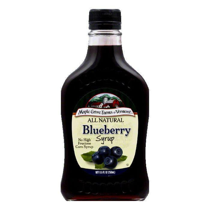 Maple Grove Farms Syrup Natural Blueberry, 8.5 OZ (Pack of 6)