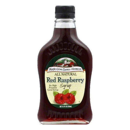 Maple Grove Farms Syrup Natural Raspberry, 8.5 OZ (Pack of 6)