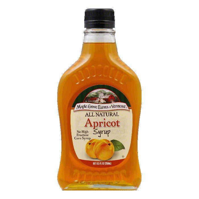 Maple Grove Farms Syrup Natural Apricot, 8.5 OZ (Pack of 6)