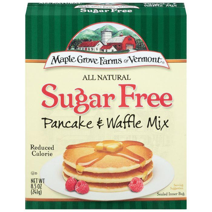 Maple Grove Farms Sugar Free Pancake & Waffle Mix 8.5 Oz (Pack of 8)