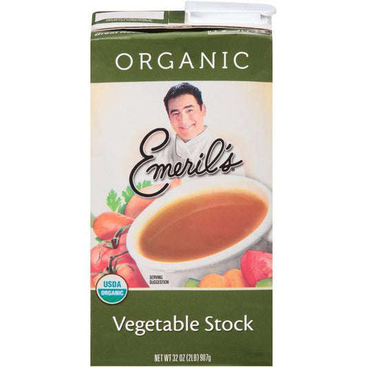 Emeril's Vegetable Stock 32 Oz Aseptic Pack (Pack of 6)