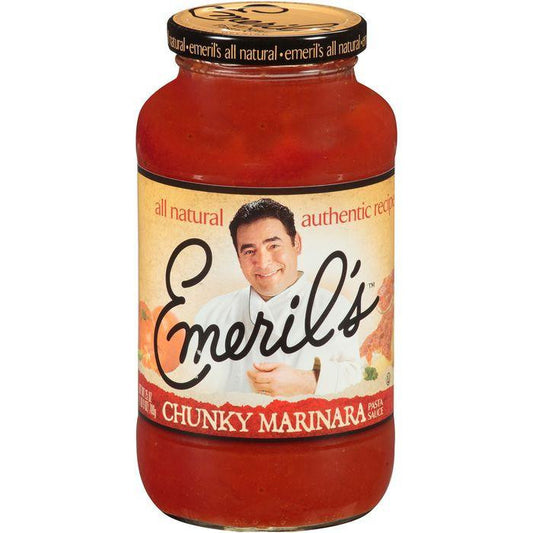 Emeril's Chunky Marinara Sauce Pasta Sauce 25 Oz (Pack of 6)