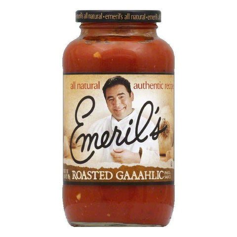 Emeril's Pasta Sauce Roasted Gaaahlic, 25 OZ (Pack of 6)