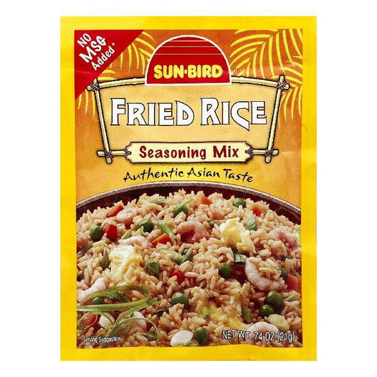Sun Bird Fried Rice Seasoning Mix, 0.74 OZ (Pack of 24)