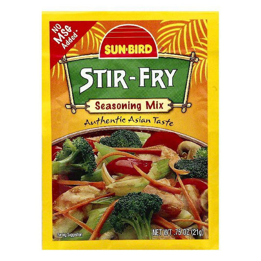 Sun Bird Stir-Fry Seasoning Mix, 0.75 OZ (Pack of 24)