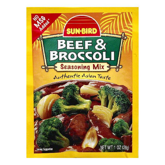 Sun Bird Beef & Broccoli Seasoning Mix, 1 OZ (Pack of 24)