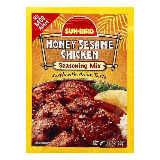 Sun Bird Honey Sesame Chicken Seasoning Mix, 0.87 OZ (Pack of 24)
