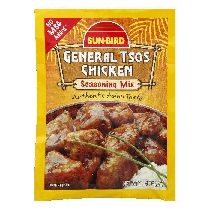 Sun Bird General Tso's Chicken Seasoning Mix, 1.14 OZ (Pack of 24)