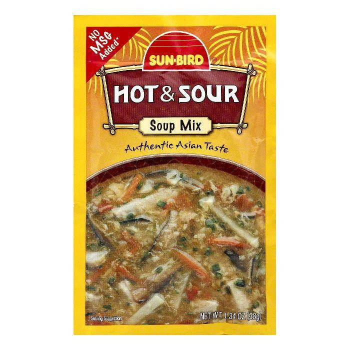 Sun Bird Hot & Sour Soup Mix, 1.34 OZ (Pack of 24)