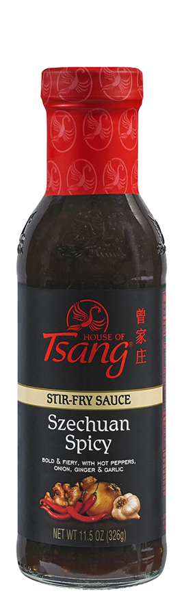 House of Tsang SZECHUAN SPICY Stir Fry Sauce, 11.5 OZ (Pack of 6)