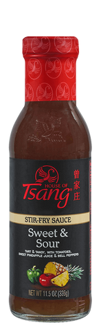 House of Tsang Stir Fry Sauce Sweet & Sour, 11.5 OZ (Pack of 6)