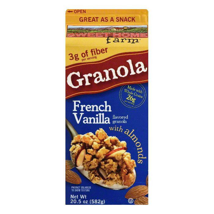 Sweet Home Farm French Vanilla Flavored Granola with Almonds, 20.5 OZ (Pack of 8)