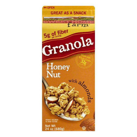 Sweet Home Farm Honey Nut Granola with Almonds, 24 OZ (Pack of 8)
