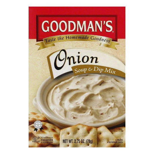 Goodman's Onion Dip & Soup Mix, 2.75 OZ (Pack of 24)