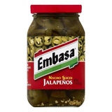 Embasa Nacho Sliced Jalapenos, 11 OZ (Pack of 12)