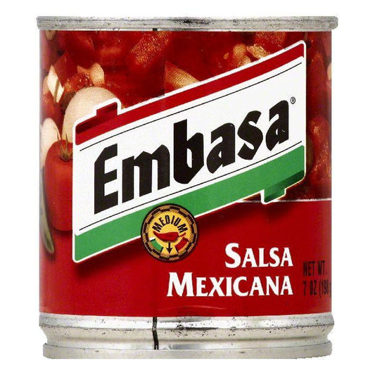 Embasa Medium Mexicana Salsa, 7 OZ (Pack of 12)