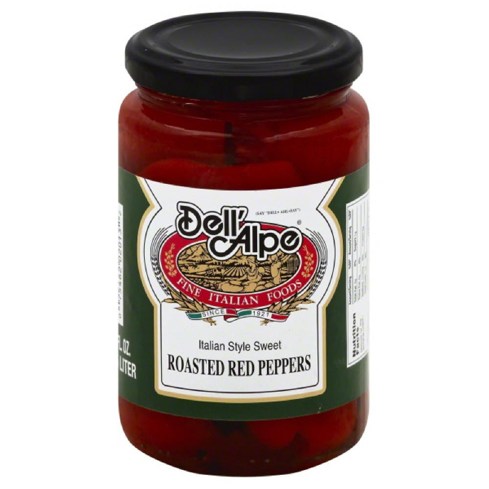 Dell Alpe Italian Style Sweet Roasted Red Peppers, 12 Oz (Pack of 12)