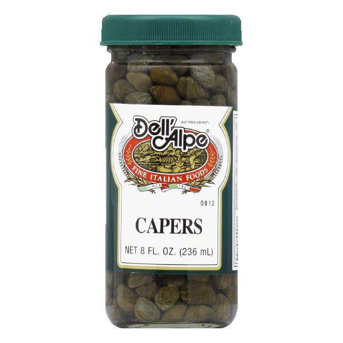 Dell' Alpe Capers In Vinegar, 8 OZ (Pack of 12)