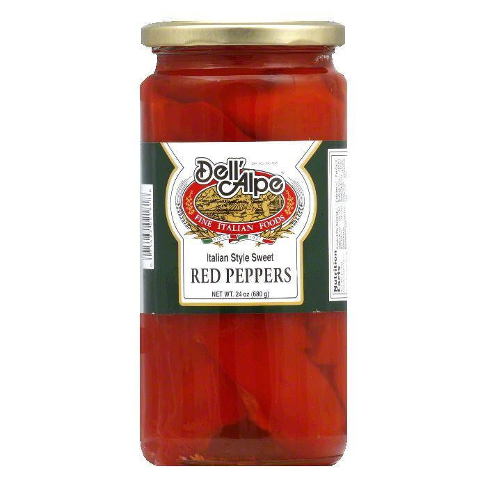 Dell Alpe Italian Style Sweet Red Peppers, 24 Oz (Pack of 12)