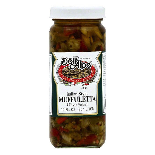 Dell Alpe Italian Style Olive Salad, 12 OZ (Pack of 12)
