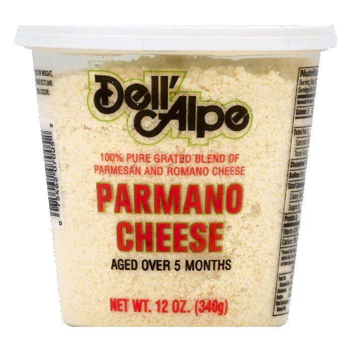 Dell Alpe Parmano Cheese, 12 OZ (Pack of 6)
