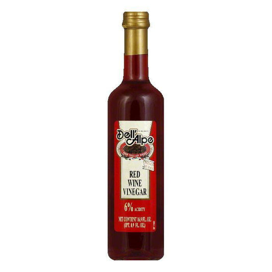 Dell Alpe Red Wine Vinegar, 17 Oz (Pack of 6)