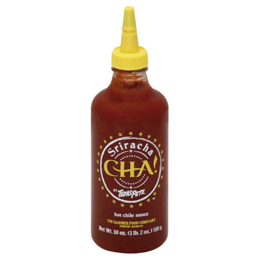 Cha Sriracha Hot Chile Sauce, 18 Oz (Pack of 12)
