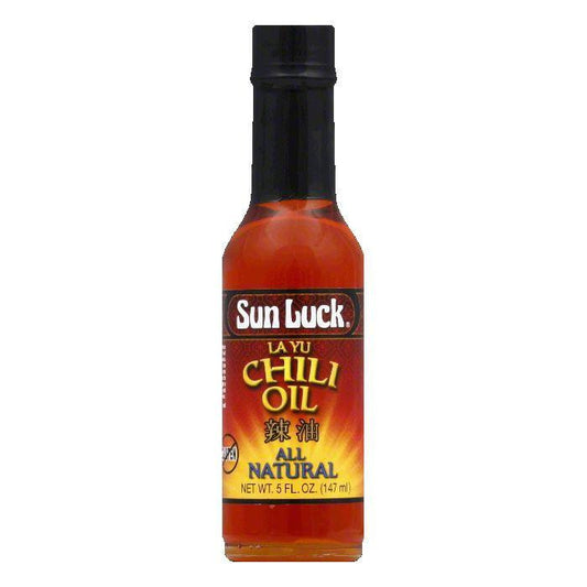 Sun Luck Oil Hot Chili, 5 OZ (Pack of 12)