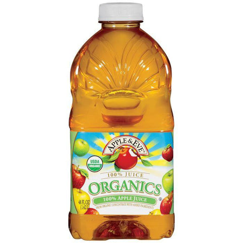 Apple & Eve Organics 100% Apple Juice 48 fl. Oz (Pack of 8)