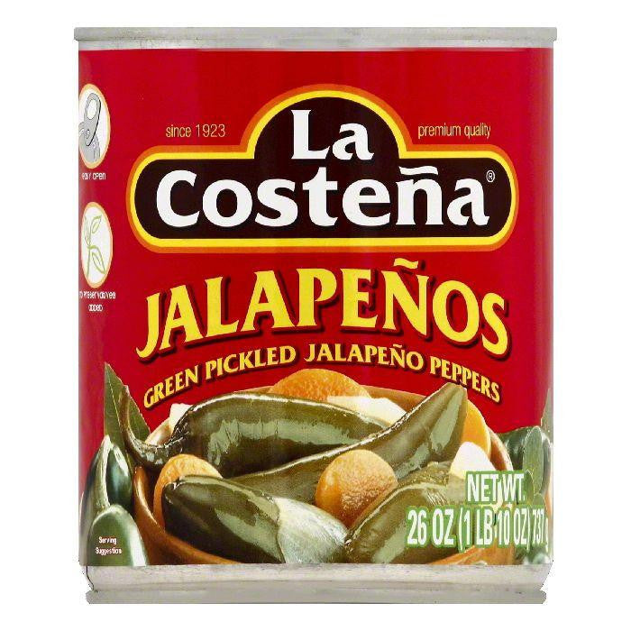 La Costena Green Pickled Jalapeno Peppers, 26 OZ (Pack of 12)