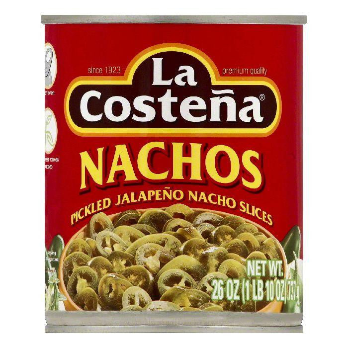 La Costena Pickled Jalapeno Nacho Slices, 26 OZ (Pack of 12)